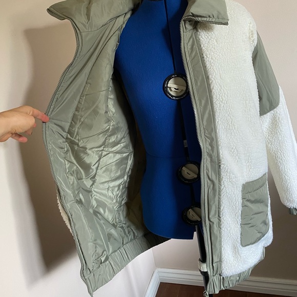 NWT threadbare panelled teddy coat 6 - Picture 13 of 16